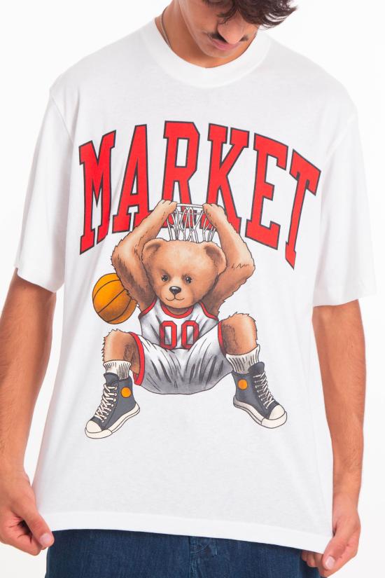 25FW 마켓 반팔 티셔츠 F5MKMATH027 001 White - MARKET