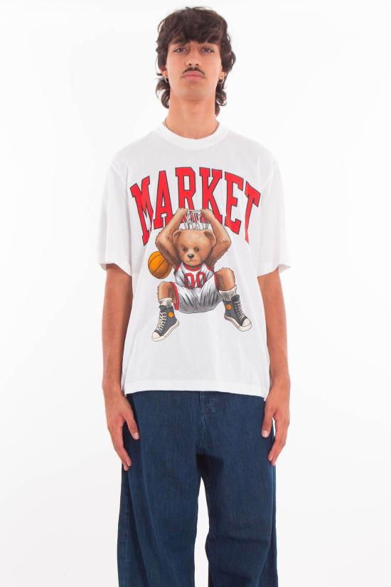 25FW 마켓 반팔 티셔츠 F5MKMATH027 001 White