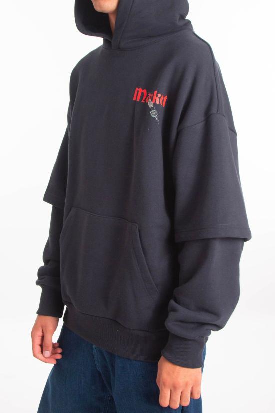 25FW 마켓 긴팔 티셔츠 F5MKMAHS017 950 Black - MARKET