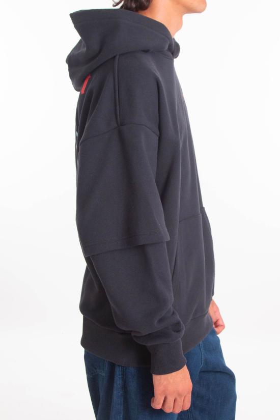 25FW 마켓 긴팔 티셔츠 F5MKMAHS017 950 Black - MARKET