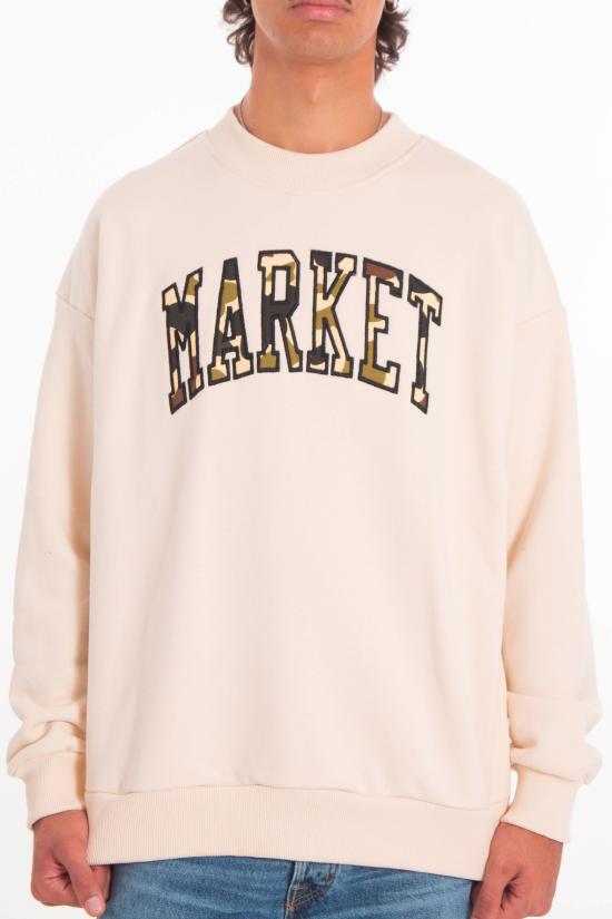 25FW 마켓 긴팔 티셔츠 F5MKMASW036 012 White - MARKET