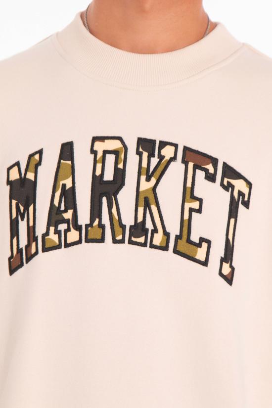 25FW 마켓 긴팔 티셔츠 F5MKMASW036 012 White - MARKET