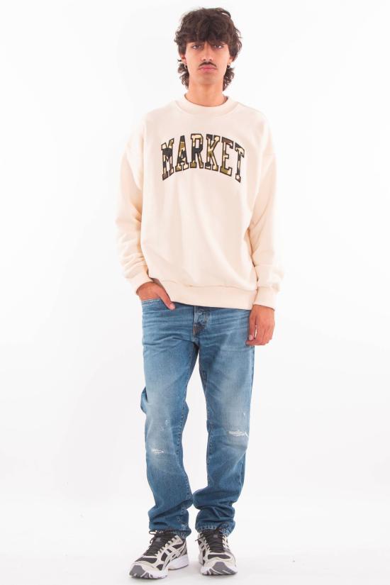 25FW 마켓 긴팔 티셔츠 F5MKMASW036 012 White - MARKET