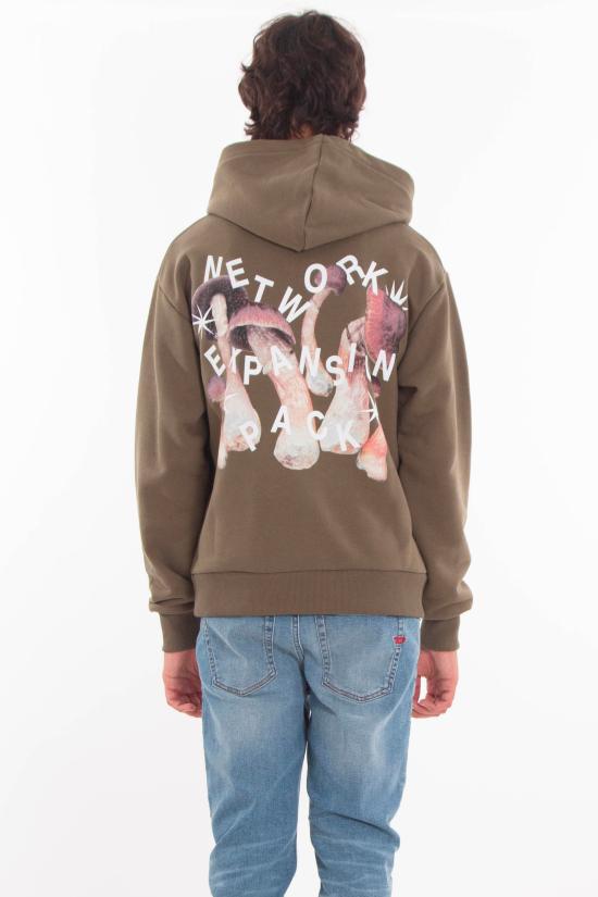 25FW 마켓 긴팔 티셔츠 F5MKMAHS018 949 Green - MARKET