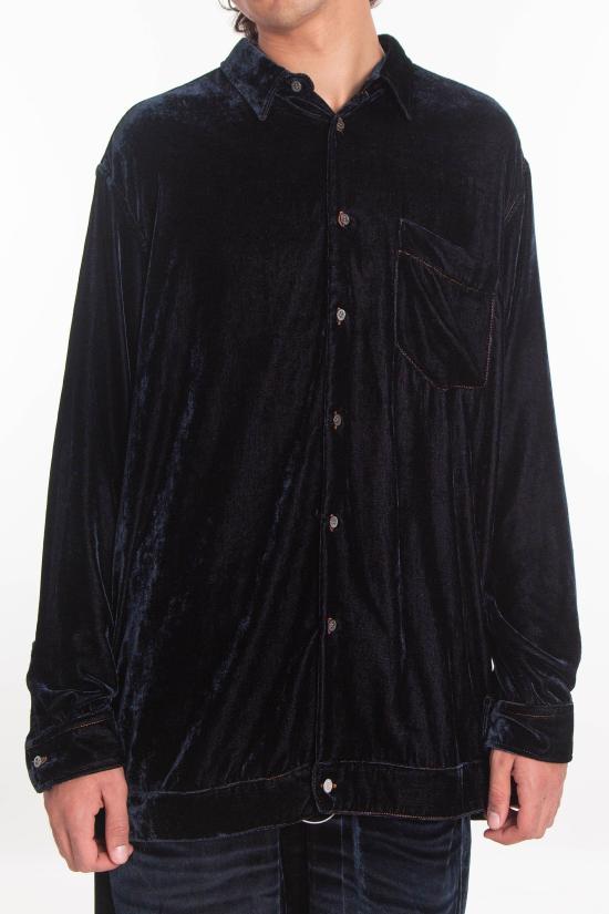 25FW 마리아노 긴팔 셔츠 MGFW25SR01875 3255 Blue - MAGLIANO