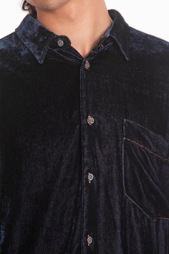 25FW 마리아노 긴팔 셔츠 MGFW25SR01875 3255 Blue - MAGLIANO