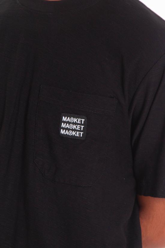 25FW 마켓 반팔 티셔츠 F5MKMATH058 110 Black - MARKET