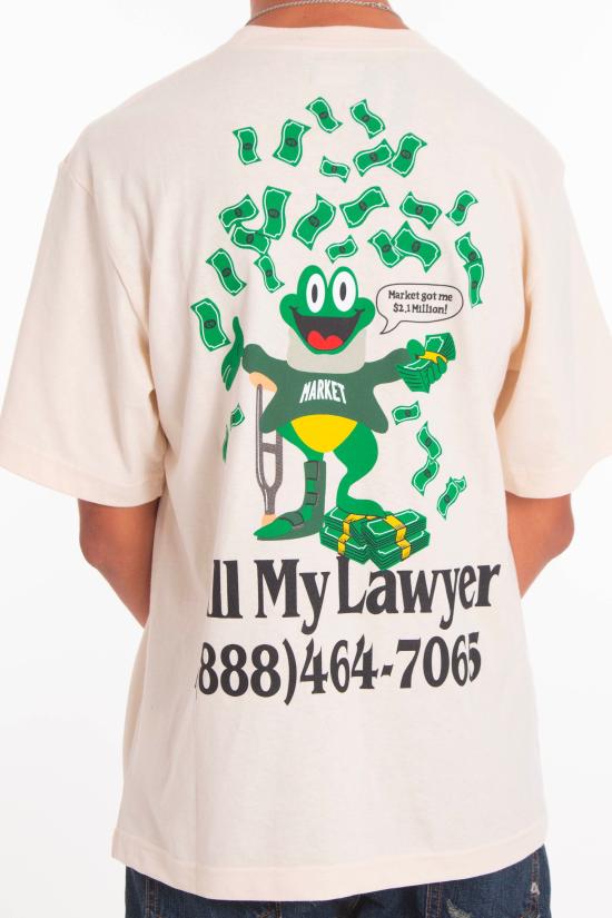 25FW 마켓 반팔 티셔츠 F5MKMATH022 012 White - MARKET