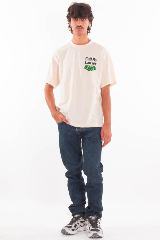 25FW 마켓 반팔 티셔츠 F5MKMATH022 012 White - MARKET