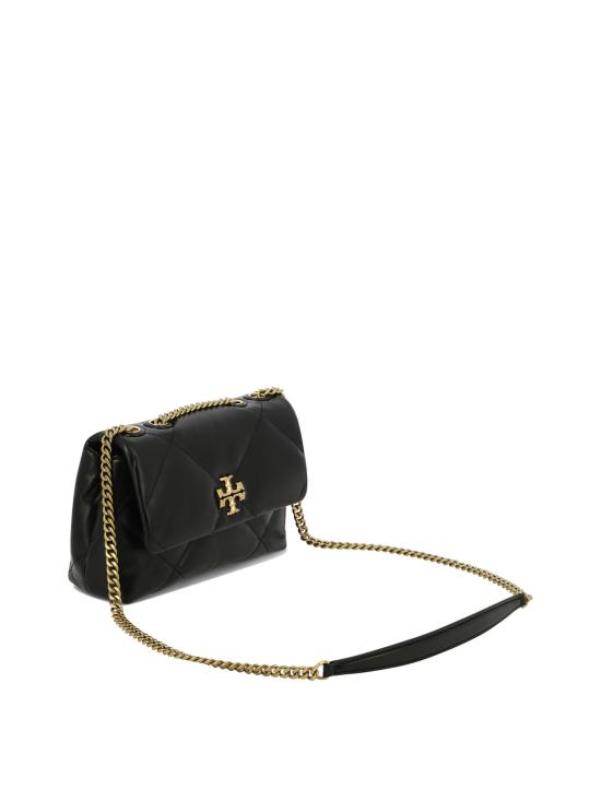26SS 토리버치 스몰 키라 다이아몬드 퀼트 컨버터블 숄더백 154706001 Black - TORY BURCH
