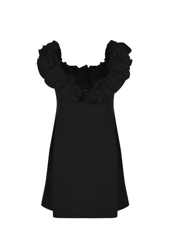 25FW 로테이트 바이 크리스텐슨 숏 원피스 114670100BCR1987 100 Black - ROTATE BY BIRGERCHRISTENSEN