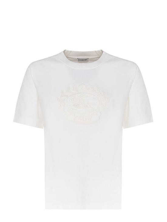 25SS 버버리 반팔 티셔츠 8093651B8764 Bianco White