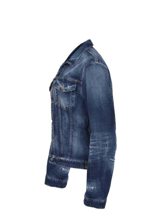 25FW 디스퀘어드2 데님 자켓 S72AM1105S30664 470 BLU MEDIO - DSQUARED2