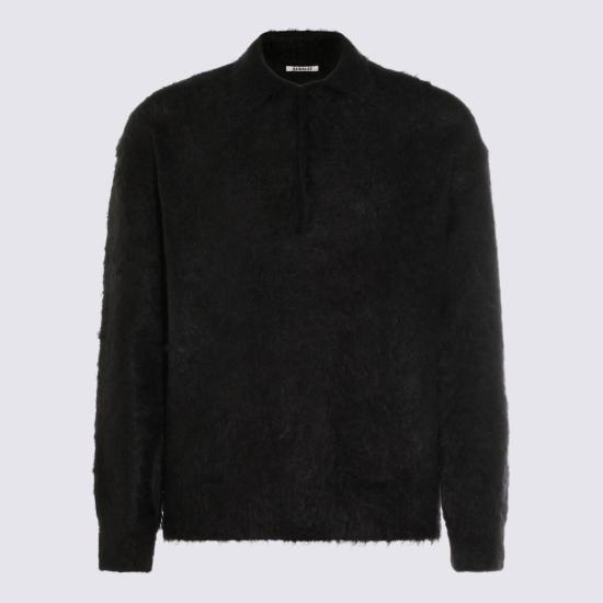 25FW 오라리 스웨터 A25AP01KMINK BLACK