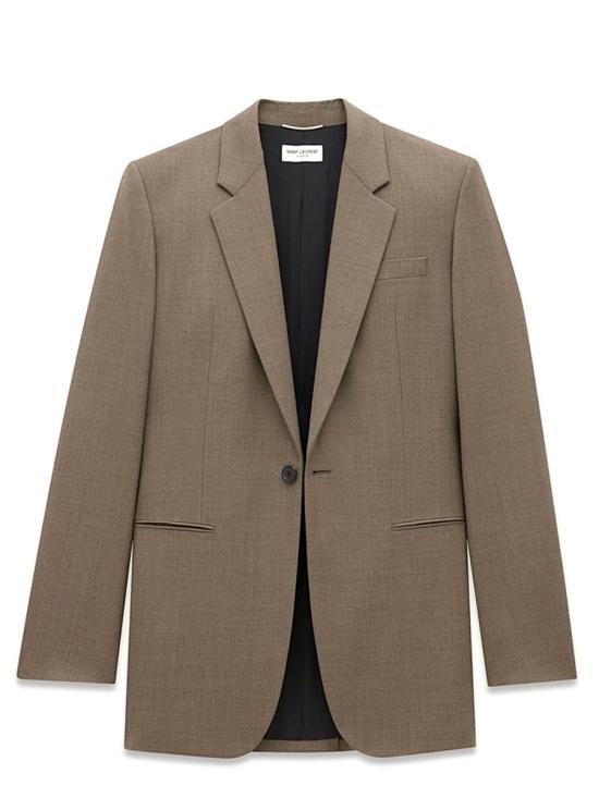 25SS 생로랑 수트 자켓 797224Y7G701480 Grigio Grey - SAINT LAURENT