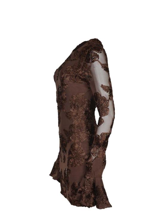 25FW 로테이트 바이 크리스텐슨 숏 원피스 1146312910BCR1140 2910 BROWN - ROTATE BY BIRGERCHRISTENSEN