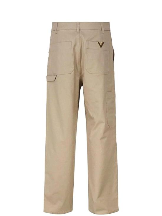 25SS 발렌티노 가라바니 스트레이트 팬츠 5V3REB609UA0BG Beige - VALENTINO GARAVANI