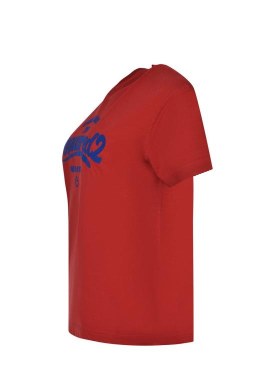 25FW 디스퀘어드2 반팔 티셔츠 S75GD0488D20035 309 RED - DSQUARED2