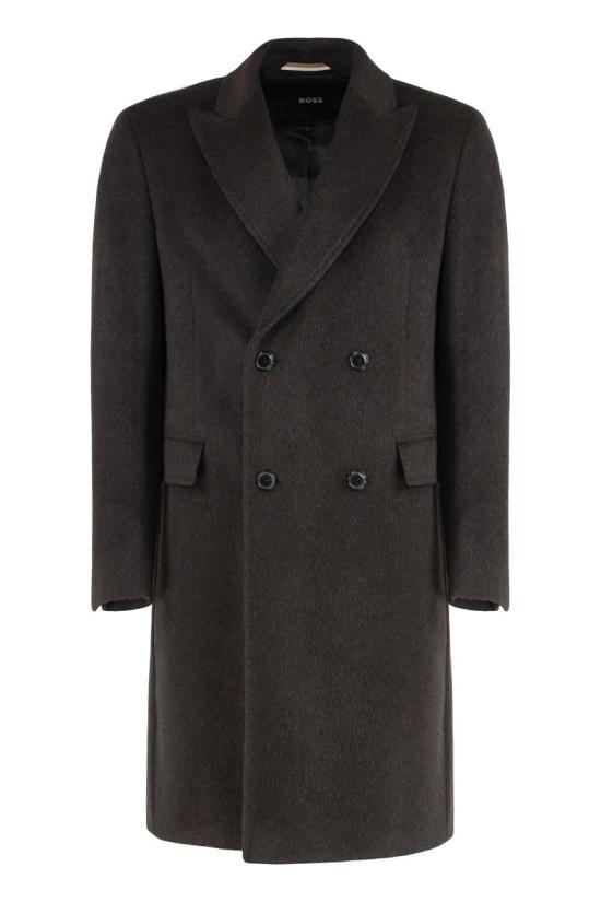 25FW 보스 코트 50551135 202 BROWN