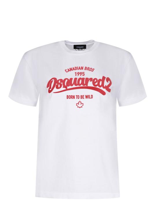 25FW 디스퀘어드2 반팔 티셔츠 S75GD0488D20035 100 WHITE