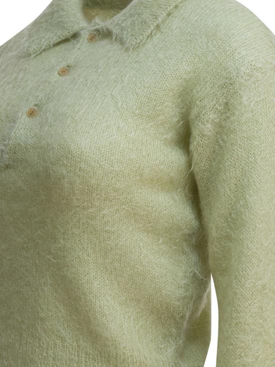 25FW 오라리 긴팔 티셔츠 A25AP03KMLIGHT KHAKI GREEN - AURALEE