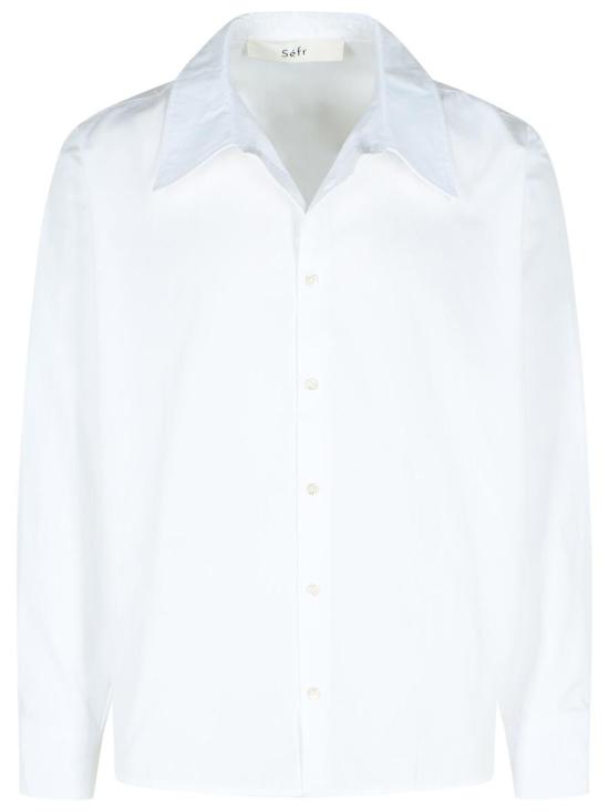 25FW 세퍼 긴팔 셔츠 MFW25TRINOWHIWHITE FINE POPLIN