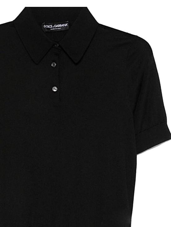 25SS 돌체앤가바나 폴로 티셔츠 FXZ06TJFMEWN0000 Nero Black - DOLCE & GABBANA