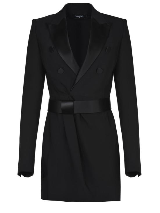 25FW 디스퀘어드2 숏 원피스 S75CV0935S60581 900 Black - DSQUARED2