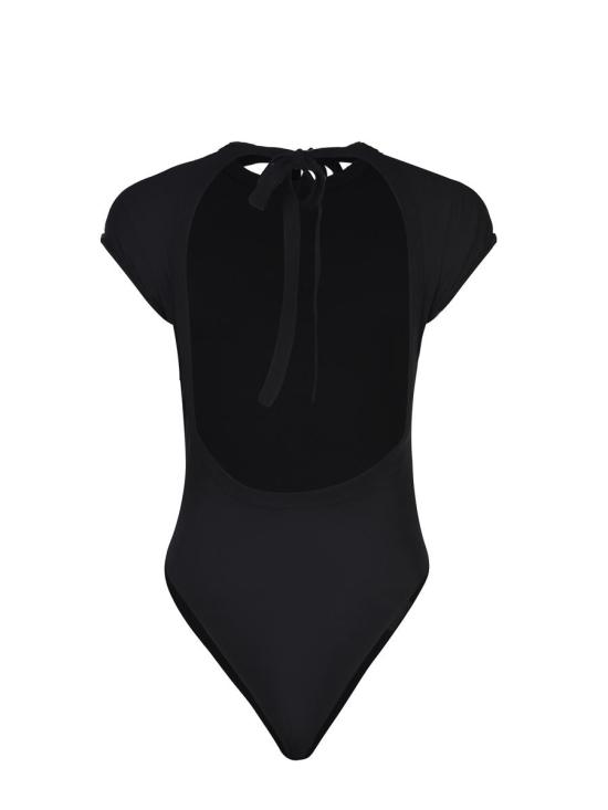 25FW 디스퀘어드2 바디수트 티셔츠 S72NA0118D20020 900 Black - DSQUARED2