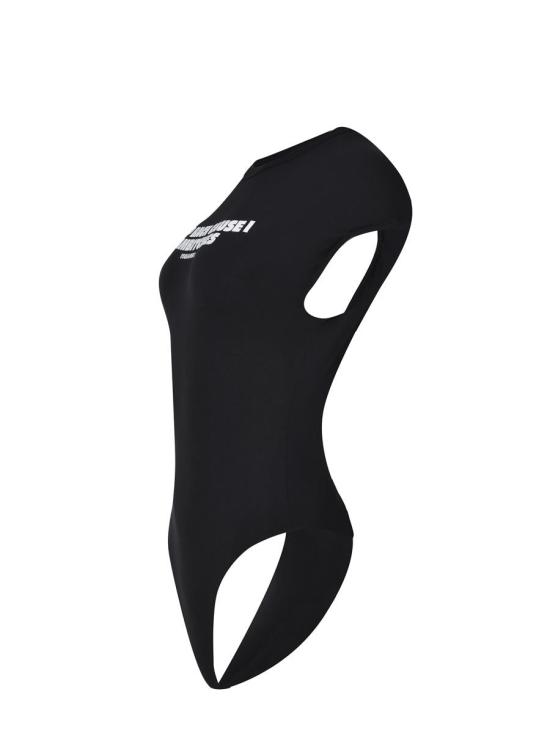 25FW 디스퀘어드2 바디수트 티셔츠 S72NA0118D20020 900 Black - DSQUARED2