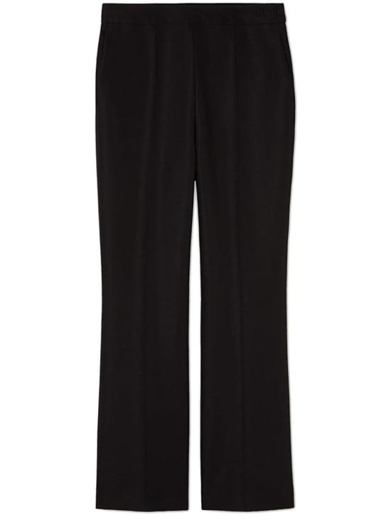 25SS 구찌 사이드 로고 자수 울 모헤어 팬츠  800108ZARRR1000 Nero Black - GUCCI