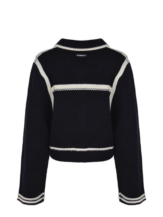 25FW 핑코 가디건 105498 A2PLEZ1 BLUE - PINKO