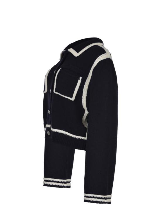 25FW 핑코 가디건 105498 A2PLEZ1 BLUE - PINKO