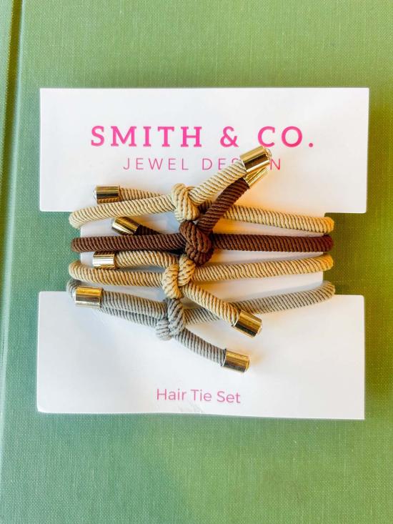 Smith and Co. Design 헤어 액세서리 스미스앤코 디자인 오리지널 헤어타이 세트