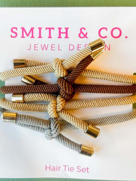  Smith and Co. Design 헤어 액세서리 스미스앤코 디자인 오리지널 헤어타이 세트 - OTHER BRANDS
