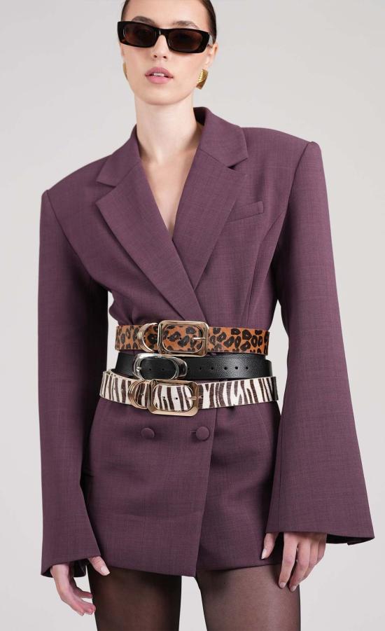  논살란트 레이블 레귤러 벨트 무심한 라벨 빈스