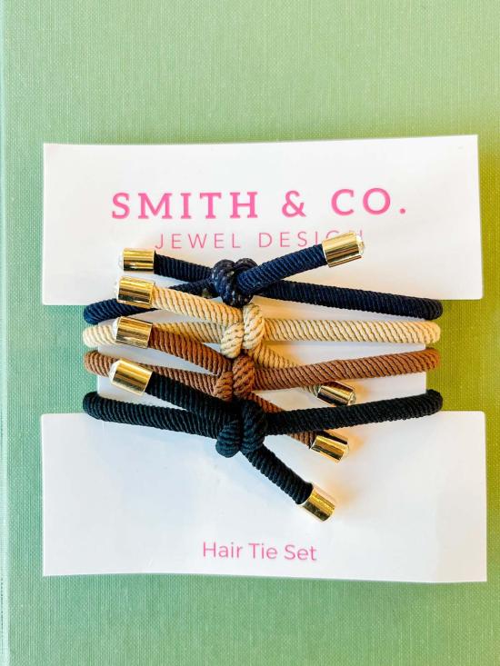  Smith and Co. Design 헤어 액세서리 스미스앤코 디자인 오리지널 헤어타이 세트