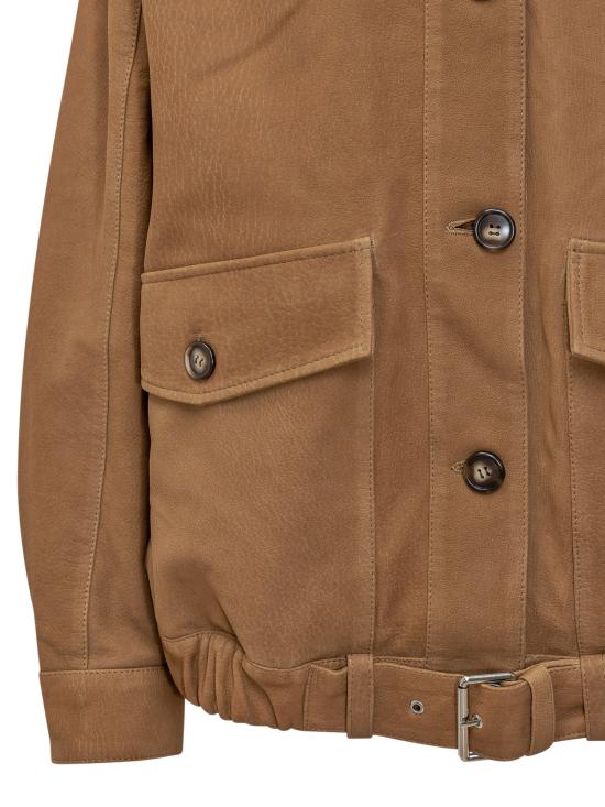 25FW 이로 가죽 자켓 25WWM137BARRIE BRO3525W CAMEL NATURAL - IRO