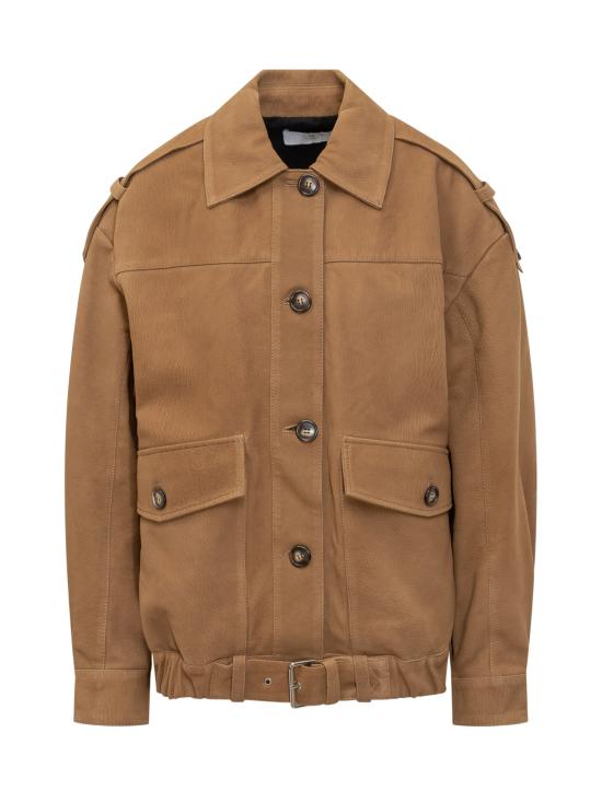 25FW 이로 가죽 자켓 25WWM137BARRIE BRO3525W CAMEL NATURAL