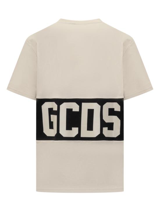 25FW 지씨디에스 반팔 티셔츠 B1XM2314JA3 09 BONE BLACK - GCDS