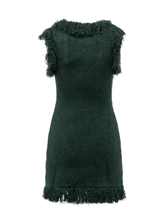 25FW 살바토레 페라가모 숏 원피스 13H3640785505 502 MOSS - SALVATORE FERRAGAMO