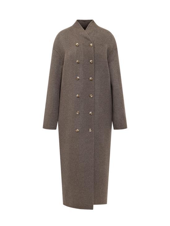 25FW 루루 드 세종 트렌치 코트 AMORY TAUPE MELANGE