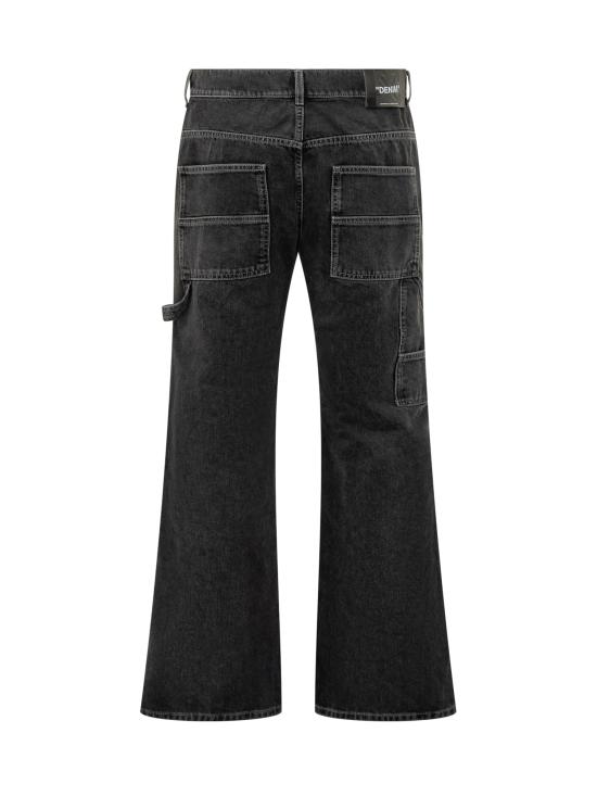 25FW 오프화이트 데님 팬츠 OMYA191F25DEN001 1301 VINTAGE BLACK - OFF WHITE