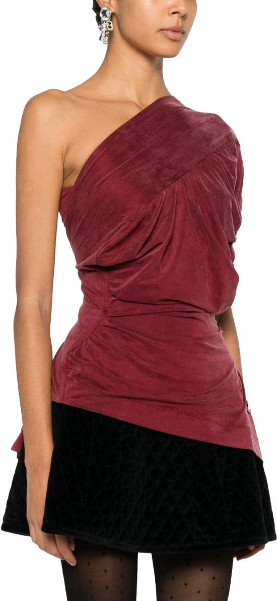 25FW 비비안웨스트우드 민소매 티셔츠 1504000JJ008EH406 RED - VIVIENNE WESTWOOD