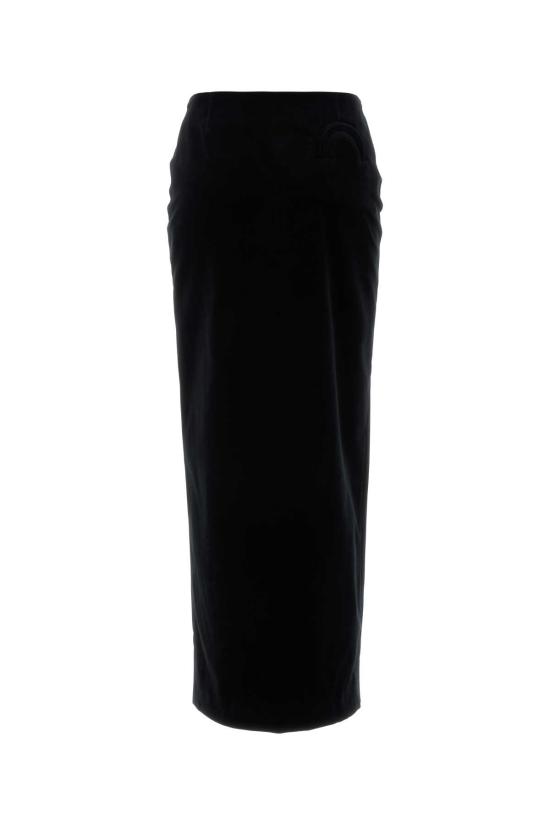 25FW 블레이즈 롱 스커트 SKLSA01JS N000 Black - BLAZE