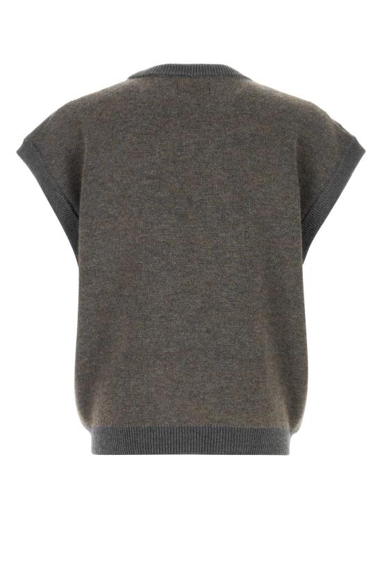 25FW 마리아노 니트 베스트 MGFW25VE01881 3320 Grey - MAGLIANO