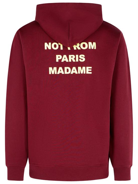 25FW 드롤드무슈 긴팔 티셔츠 I HO162 CO127WN Bordeaux - DROLE DE MONSIEUR