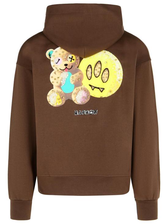 25FW 바로우 긴팔 티셔츠 F5BWUAHS084308 Brown - BARROW