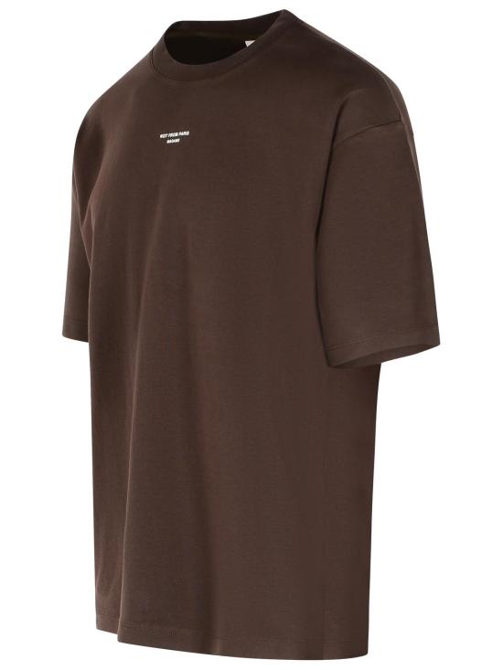 25FW 드롤드무슈 폴로 티셔츠 I TS202 CO002DBN Brown - DROLE DE MONSIEUR