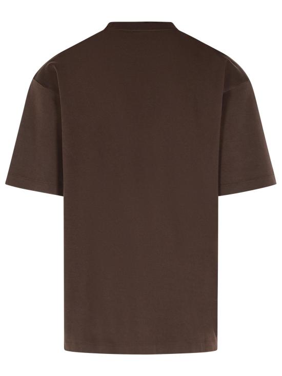 25FW 드롤드무슈 폴로 티셔츠 I TS202 CO002DBN Brown - DROLE DE MONSIEUR